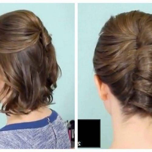 French Twist Updo Hairstyles For Medium Hair (Photo 6 of 15)