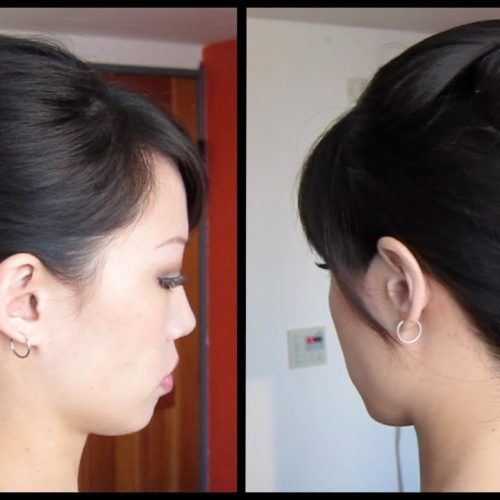 Sleek French Knot Hairstyles With Curls (Photo 4 of 20)