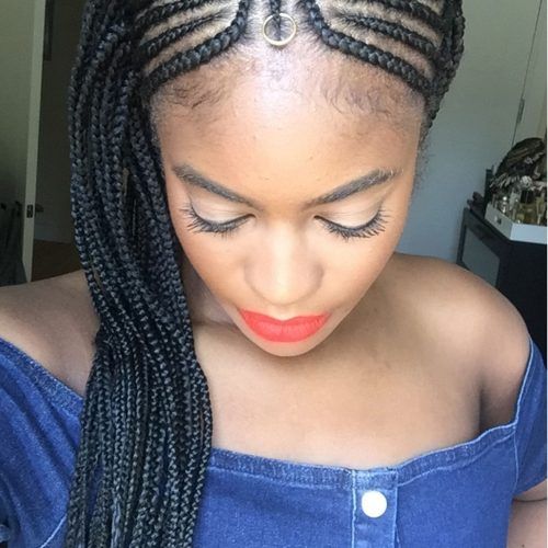 French Braid Hairstyles For Black Hair (Photo 9 of 15)