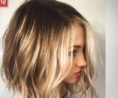 20 Best Collection of Long Bob Hairstyles for Round Face Types