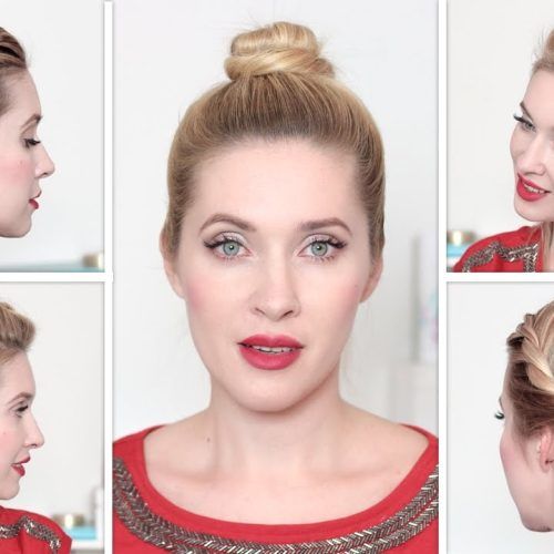 Ponytail Updo Hairstyles For Medium Hair (Photo 12 of 15)
