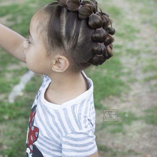 Bubble Braid Updo Hairstyles (Photo 19 of 20)