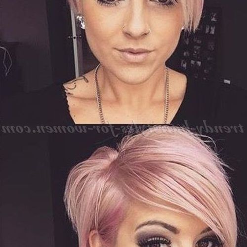 Edgy Undercut Pixie Hairstyles With Side Fringe (Photo 1 of 20)