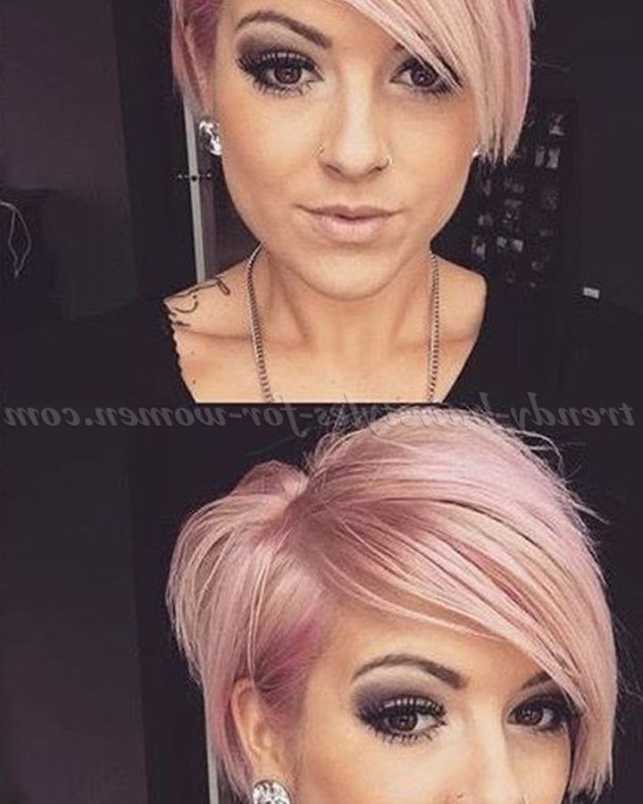 20 Inspirations Edgy Undercut Pixie Hairstyles with Side Fringe