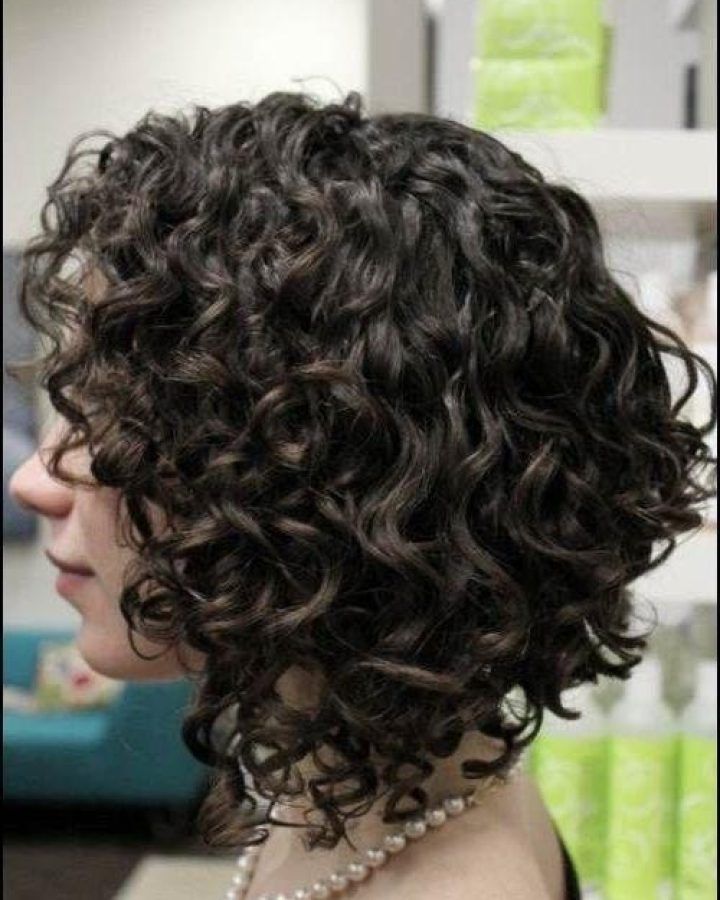15 Photos Inverted Bob Haircut for Curly Hair