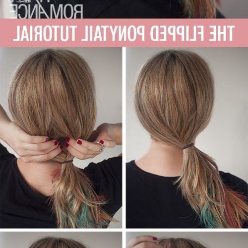 Low Twisted Flip-In Ponytail Hairstyles (Photo 7 of 20)
