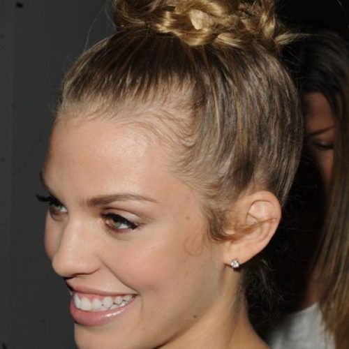 Braided Top Knot Hairstyles (Photo 16 of 20)