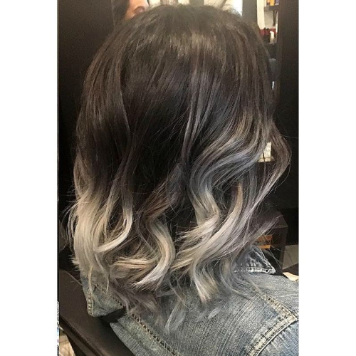 Reverse Gray Ombre For Short Hair (Photo 6 of 15)