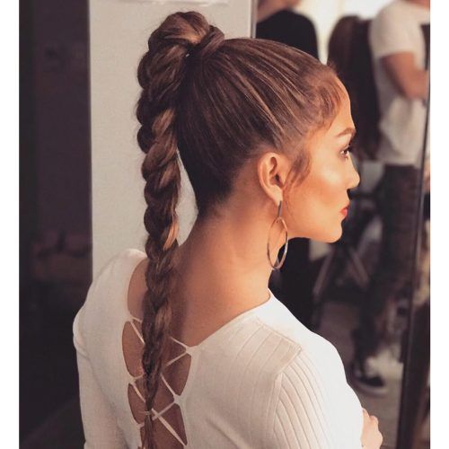 Side Pony And Raised Under Braid Hairstyles (Photo 3 of 20)