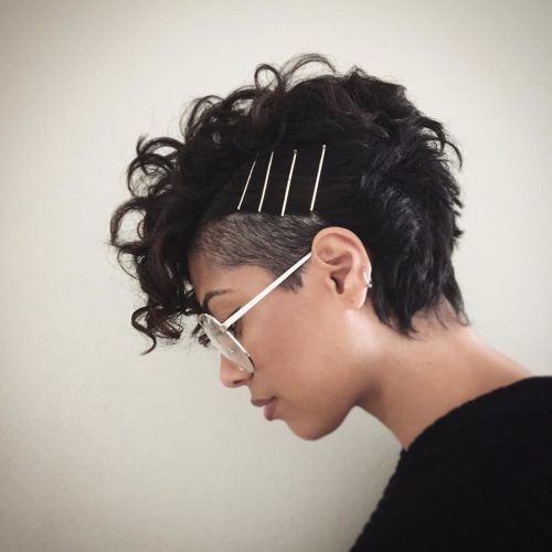 Short Black Pixie Hairstyles For Curly Hair (Photo 19 of 20)