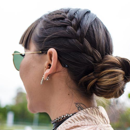 Forward Braided Hairstyles With Hair Wrap (Photo 8 of 20)