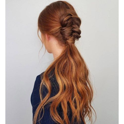 Low Twisted Flip-In Ponytail Hairstyles (Photo 15 of 20)