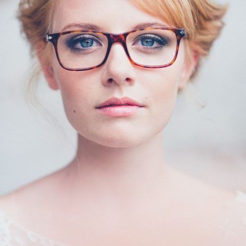 Wedding Hairstyles With Glasses (Photo 7 of 15)