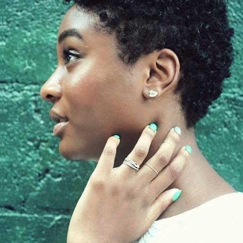 Short Haircuts For Naturally Curly Black Hair (Photo 19 of 20)