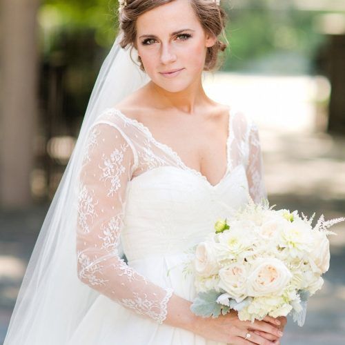 Wedding Hairstyles For V Neck Dress (Photo 15 of 15)