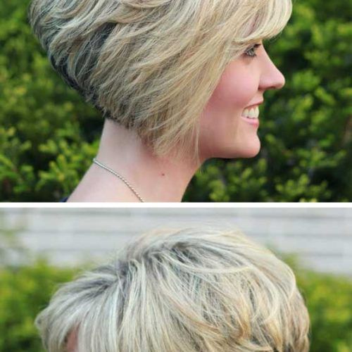 Stacked Bob Hairstyles With Bangs (Photo 10 of 20)
