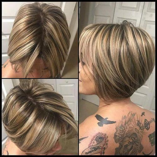 Choppy Pixie Haircuts With Blonde Highlights (Photo 18 of 20)