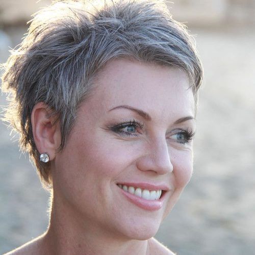 Gray Pixie Hairstyles For Over 50 (Photo 7 of 20)