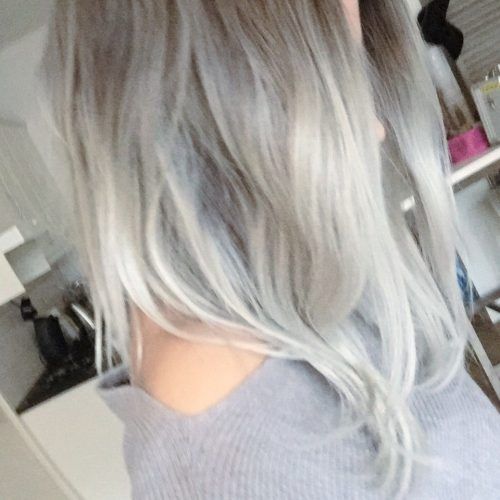 Grayscale Ombre Blonde Hairstyles (Photo 2 of 20)