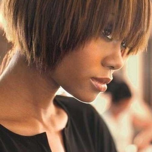 Bob Short Hairstyles For Black Women (Photo 9 of 20)