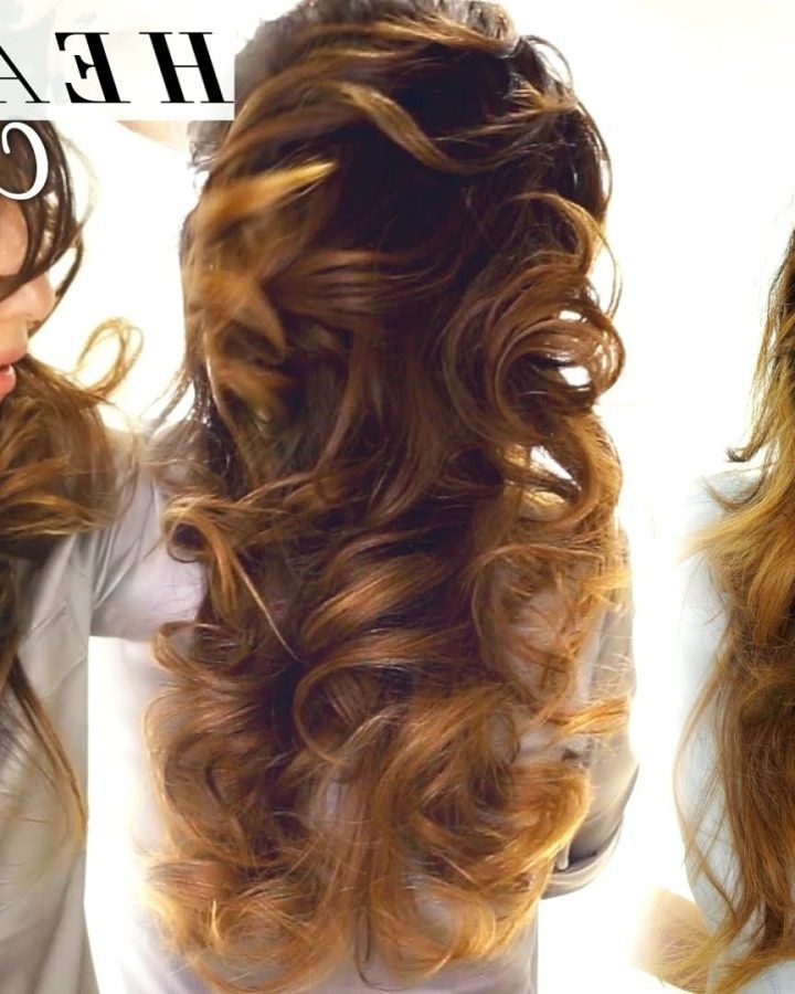 20 Best Collection of Huge Hair Wrap and Long Curls Hairstyles