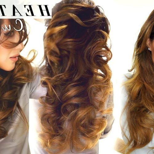 Messy Loose Curls Long Hairstyles With Voluminous Bangs (Photo 14 of 20)