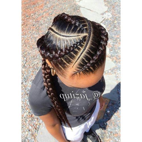 Feed-In Braids Hairstyles (Photo 3 of 15)