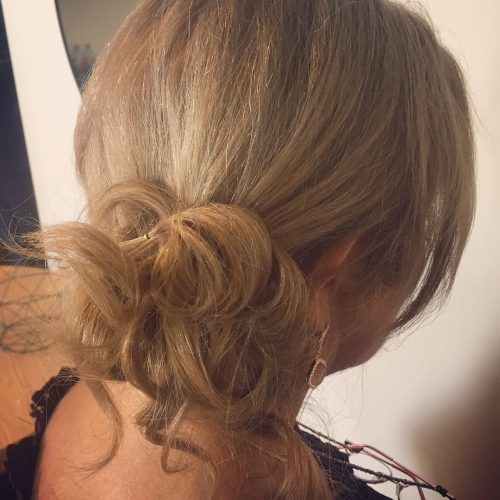 Low Messy Bun Wedding Hairstyles For Fine Hair (Photo 11 of 20)
