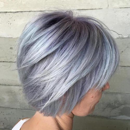 Medium Silver Layers Hairstyles (Photo 13 of 20)