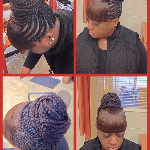 Cornrows Hairstyles With Bangs (Photo 1 of 15)