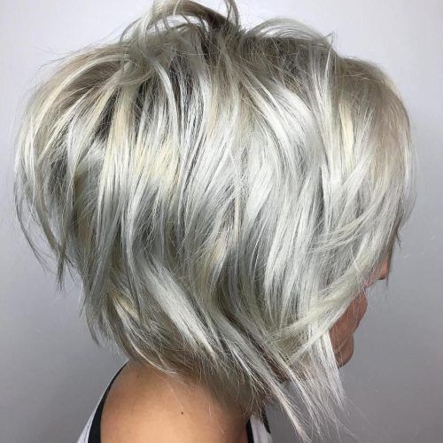 Choppy Cut Blonde Hairstyles With Bright Frame (Photo 9 of 20)