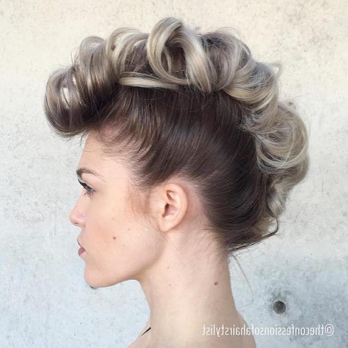 Retro Pop Can Updo Faux Hawk Hairstyles (Photo 3 of 20)
