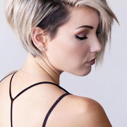Ashy Blonde Pixie Haircuts With A Messy Touch (Photo 4 of 15)