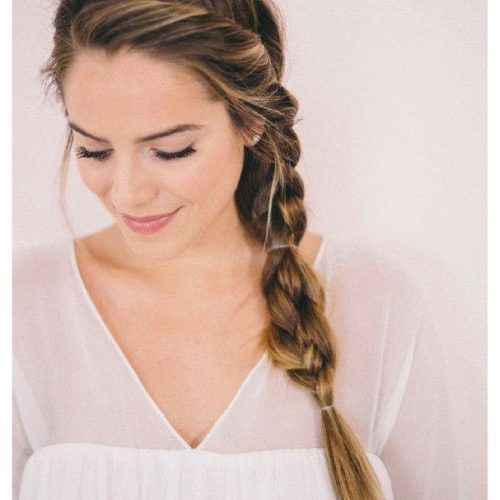 Side Swept Carousel Braided Hairstyles (Photo 8 of 20)