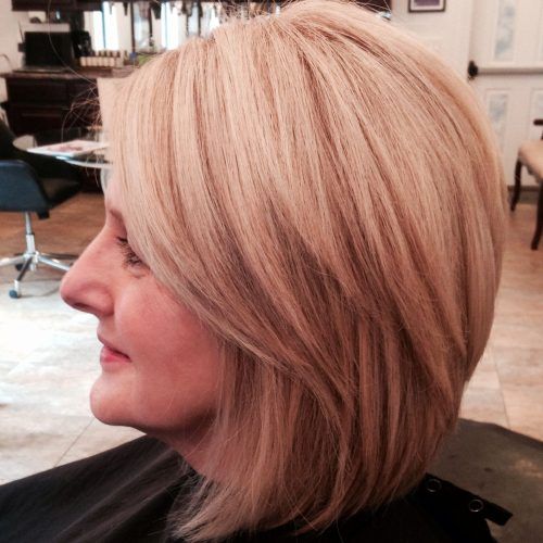Voluminous Stacked Cut Blonde Hairstyles (Photo 4 of 20)