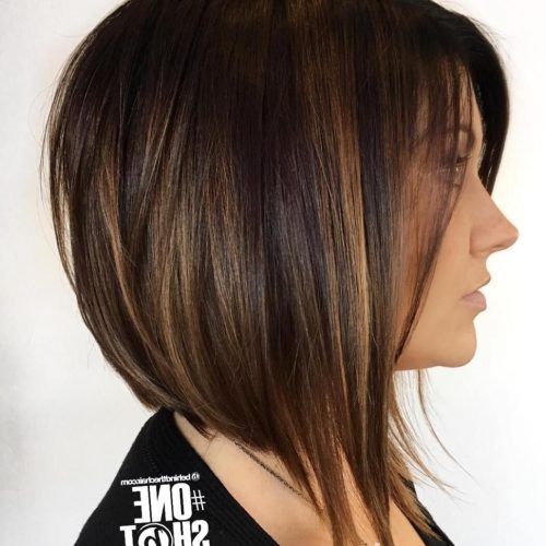 Point Cut Bob Hairstyles With Caramel Balayage (Photo 15 of 20)