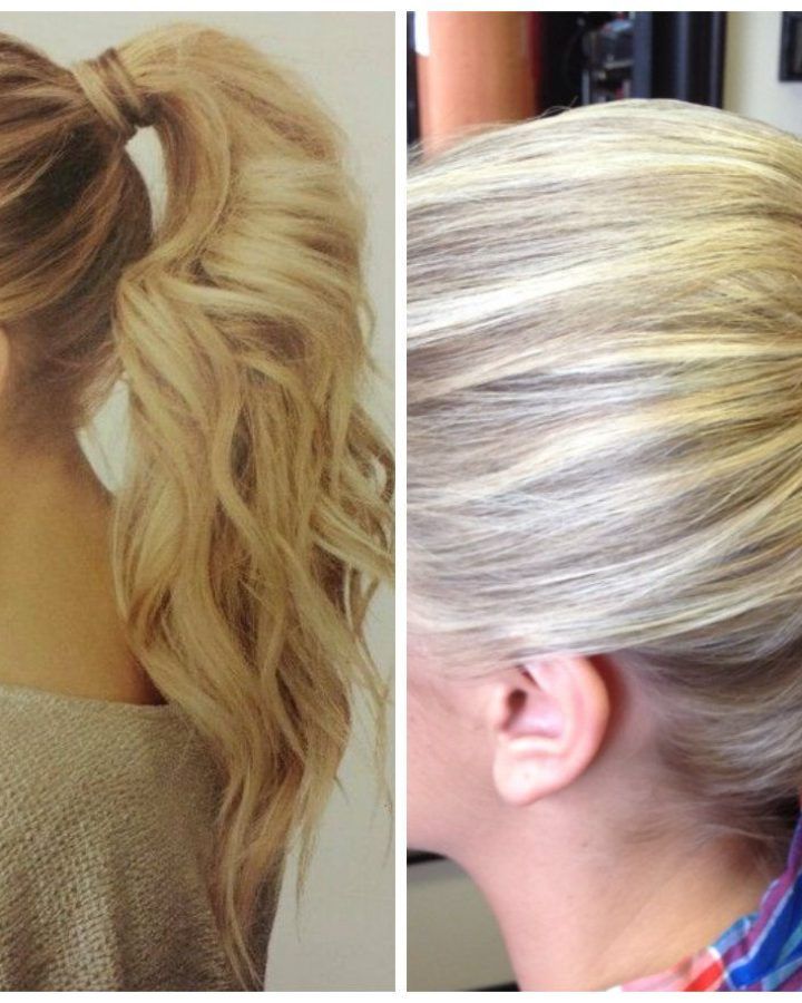 20 Inspirations Wrap-around Ponytail Updo Hairstyles
