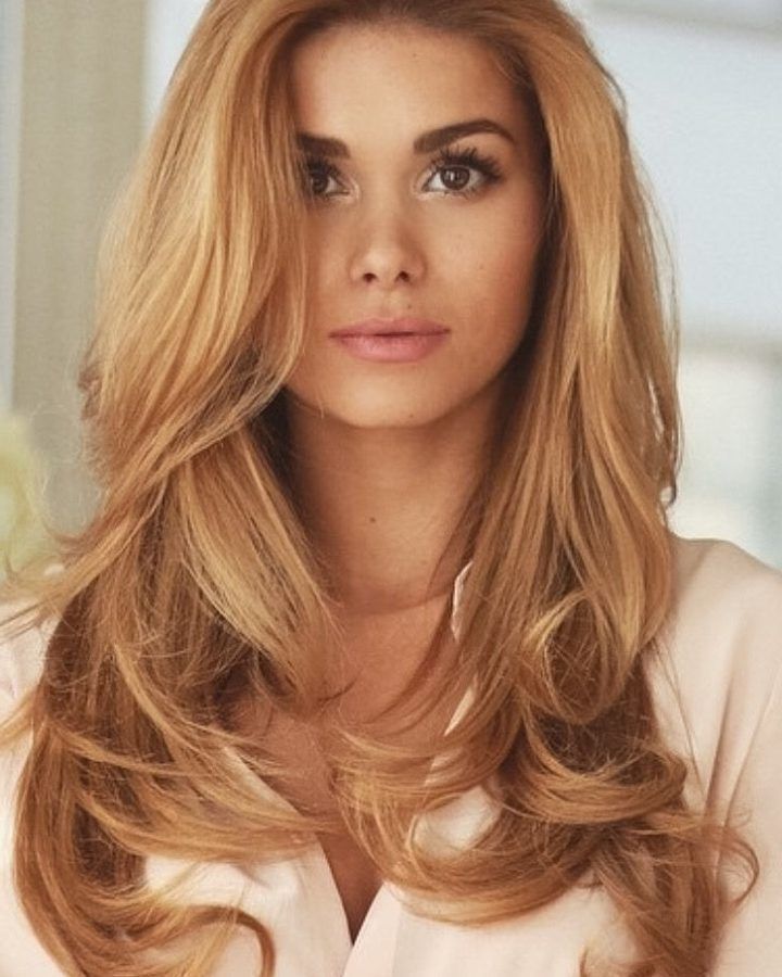20 Inspirations Amber and Gold Blonde Hairstyles
