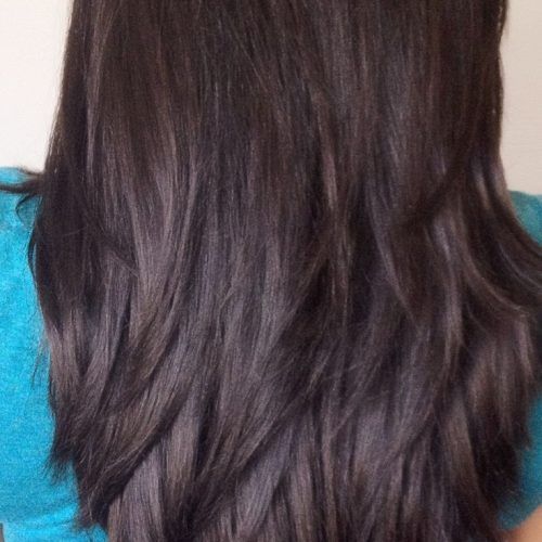 Shoulder-Length Haircuts With Long V-Layers (Photo 4 of 20)