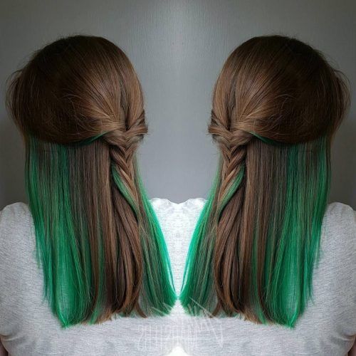 Blonde Hairstyles With Green Highlights (Photo 1 of 20)