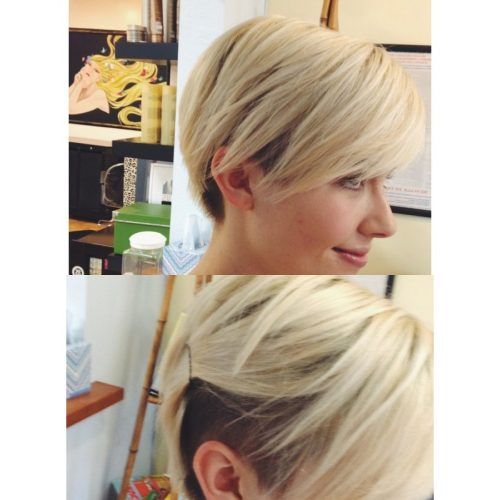 Platinum Layered Side Part Hairstyles (Photo 16 of 20)