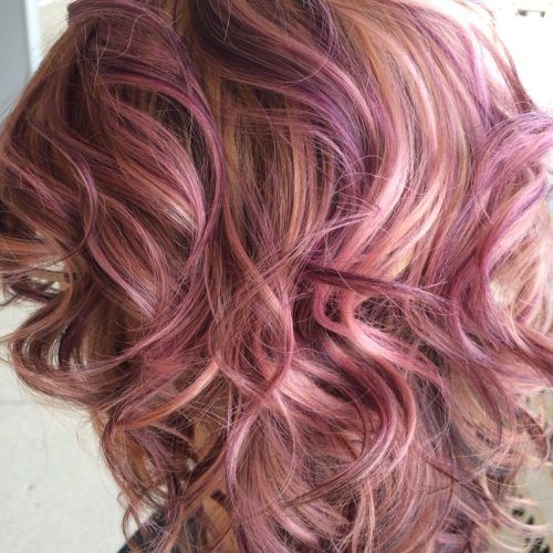 Voluminous Platinum And Purple Curls Blonde Hairstyles (Photo 4 of 20)