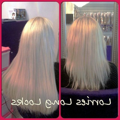 Platinum Blonde Long Locks Hairstyles (Photo 17 of 20)