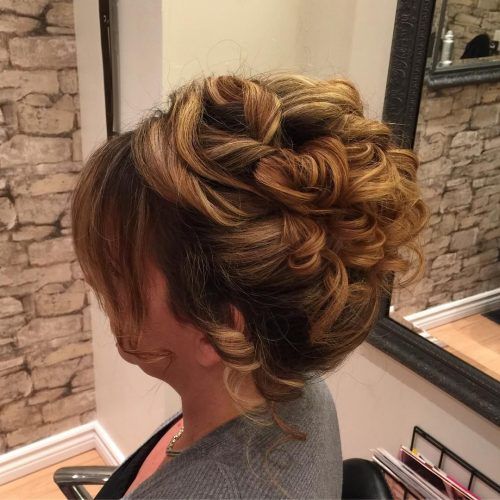Voluminous Curly Updo Hairstyles With Bangs (Photo 3 of 20)