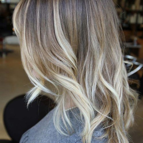 Brunette Hairstyles With Dirty Blonde Ends (Photo 15 of 20)