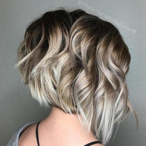 Icy Blonde Shaggy Bob Hairstyles (Photo 16 of 20)