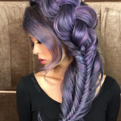 Lavender Ombre Mohawk Hairstyles (Photo 4 of 20)