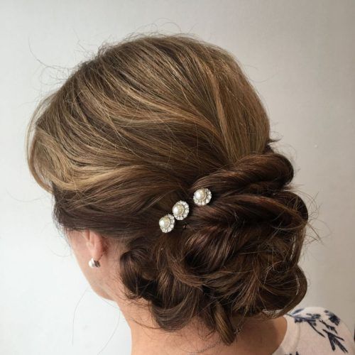 Low Messy Bun Hairstyles For Mother Of The Bride (Photo 7 of 20)