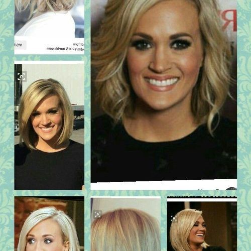 Carrie Underwood Medium Hairstyles (Photo 15 of 20)
