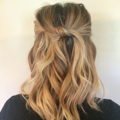 Blonde Ponytail Hairstyles With Beach Waves (Photo 6 of 20)